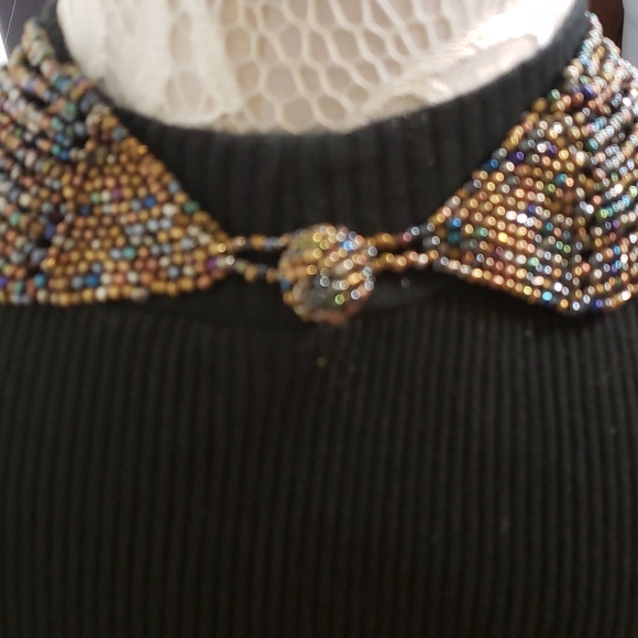 Seedbead Collar Necklace - Picture 5 of 7